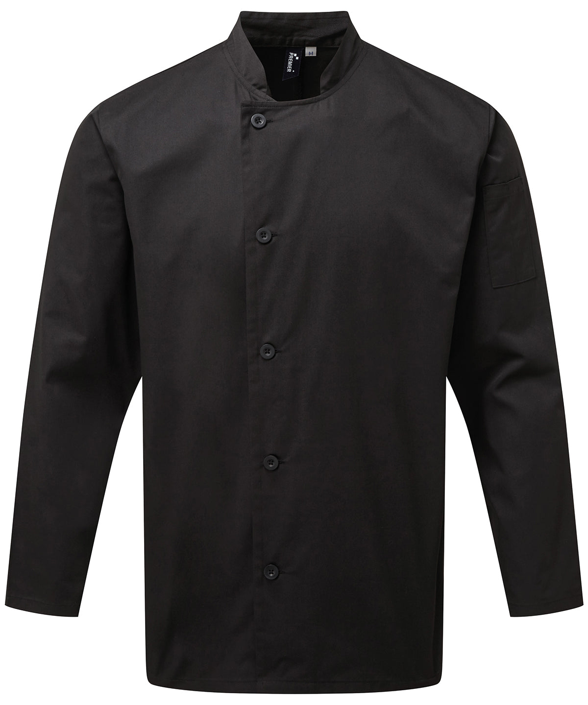 Premier Chef's Essential Long Sleeve Jacket - Black