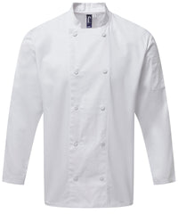 Premier Chef's Coolchecker® Long Sleeve Jacket - White