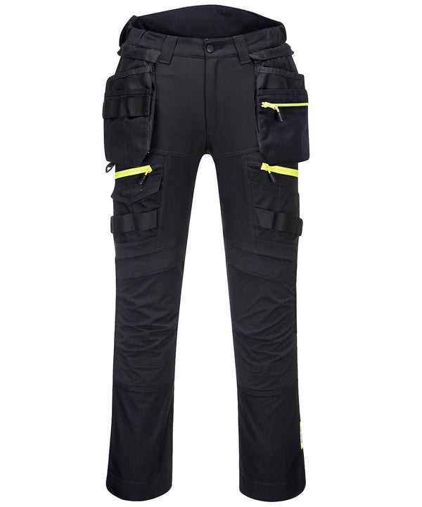 Portwest DX440 Detachable Holster Pocket Trouser (DX440) Slim Fit - Black