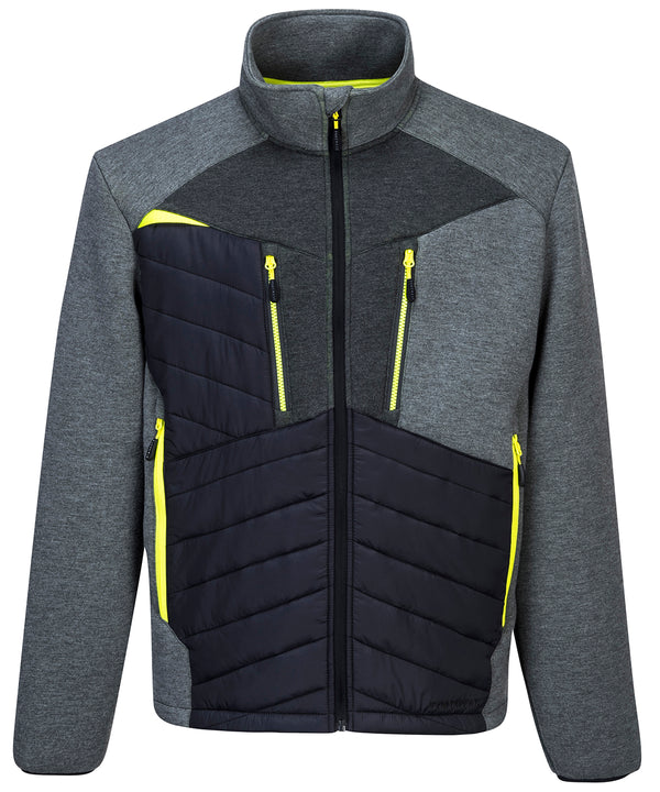 Portwest DX4 Hybrid Baffle Jacket - Metal Grey
