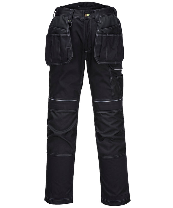 Portwest PW3 Holster Work Trousers (T602) Regular Fit - Black