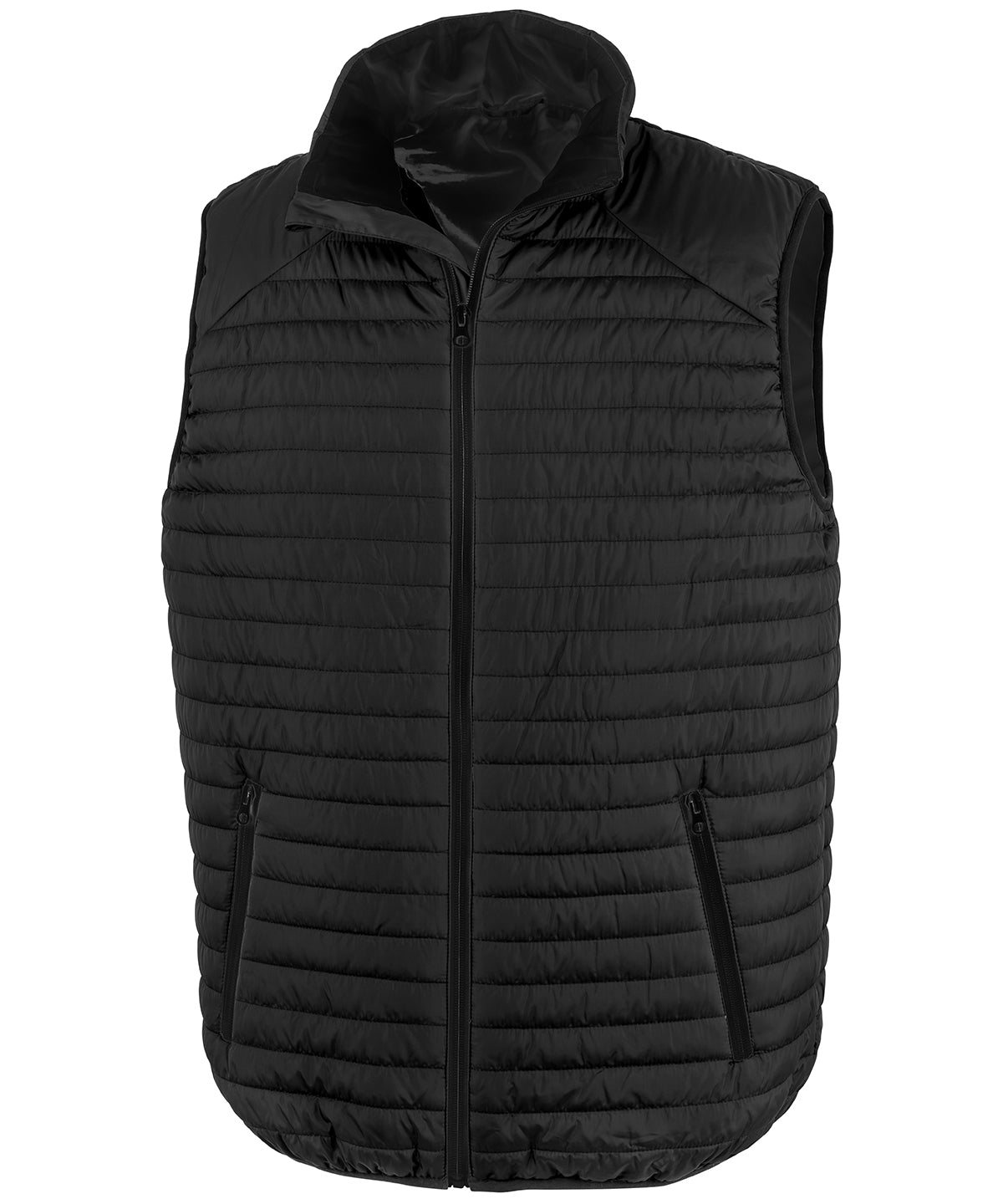 Resultrecycled Thermoquilt Gilet - Black/Black