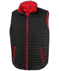 Resultrecycled Thermoquilt Gilet - Black/Red