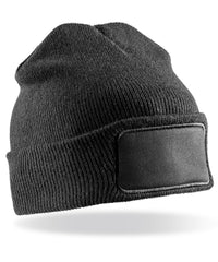 Resultwinteressentials Double-knit Printers Beanie - Black