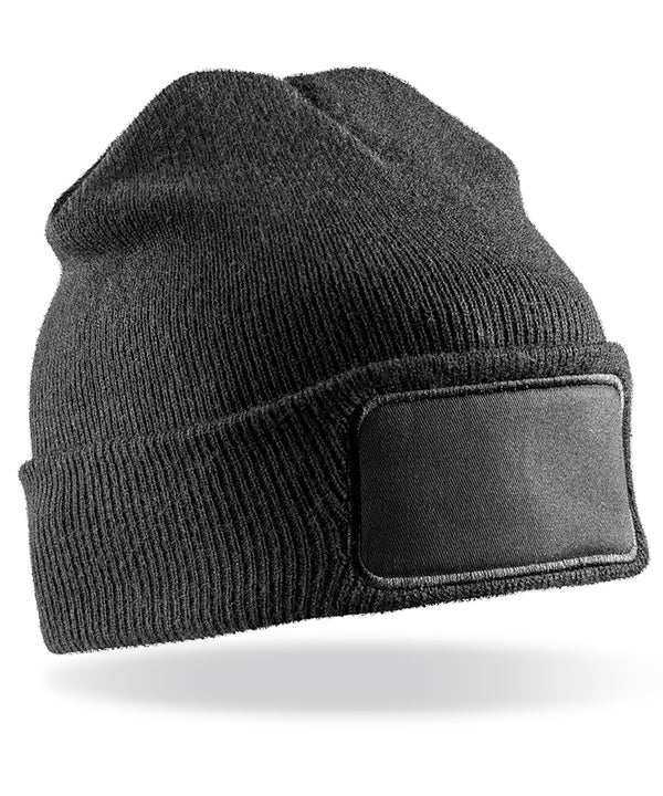 Resultwinteressentials Double-knit Printers Beanie - Black