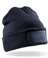 Resultwinteressentials Double-knit Printers Beanie - Navy