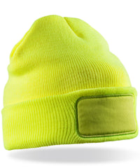 Resultwinteressentials Double-knit Thinsulate™ Printers Beanie - Fluorescent Yellow