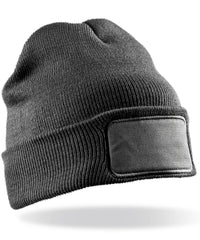 Resultwinteressentials Double-knit Thinsulate™ Printers Beanie - Grey
