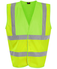 Prortxhighvisibility Waistcoat - HV Yellow/Lime