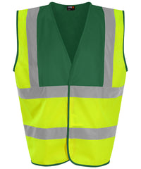Prortxhighvisibility Waistcoat - HV Yellow/Paramedic Green