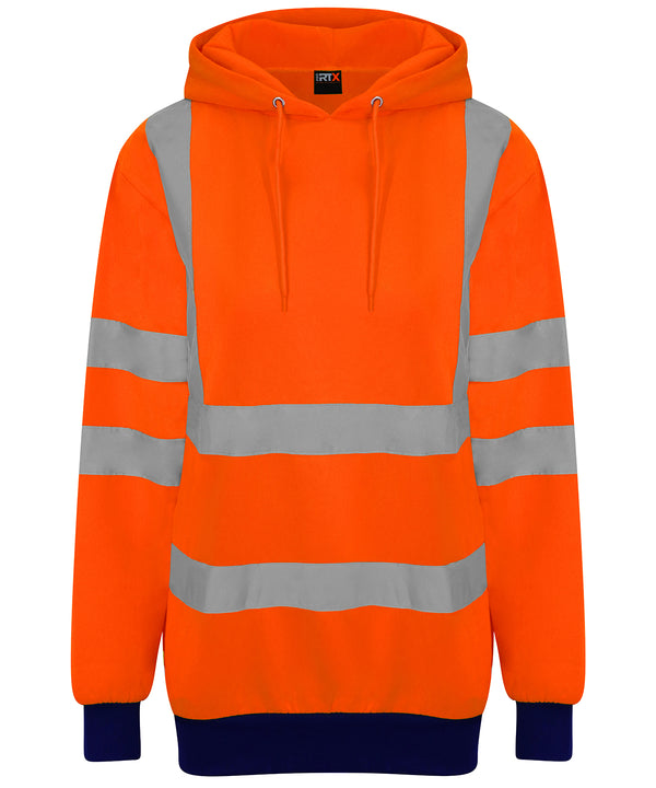 Prortxhighvisibility High Visibility Hoodie - HV Orange/Navy