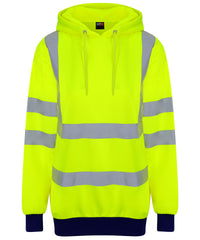 Prortxhighvisibility High Visibility Hoodie - HV Yellow/Navy