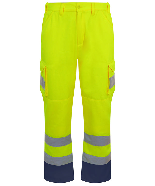 Prortxhighvisibility Cargo Trousers - HV Yellow