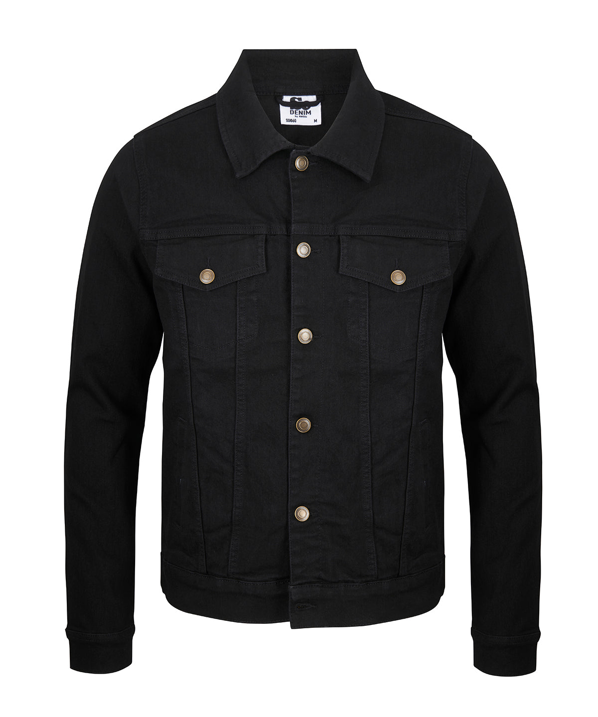 AWDis Noah Denim Jacket - Black