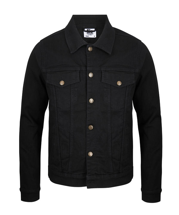 AWDis Noah Denim Jacket - Black