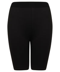 Women's Fashion Cycling Shorts - Black/Black