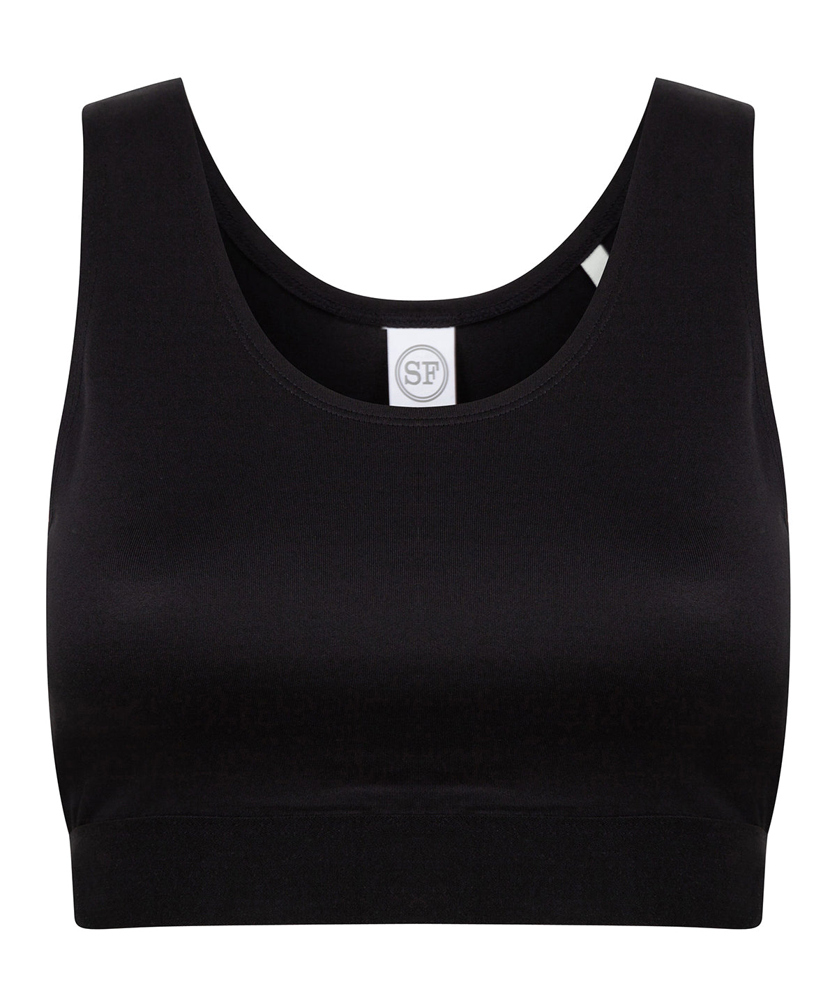 Kids Fashion Crop Top - Black/Black