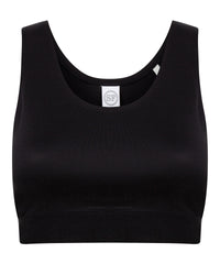Kids Fashion Crop Top - Black/Black