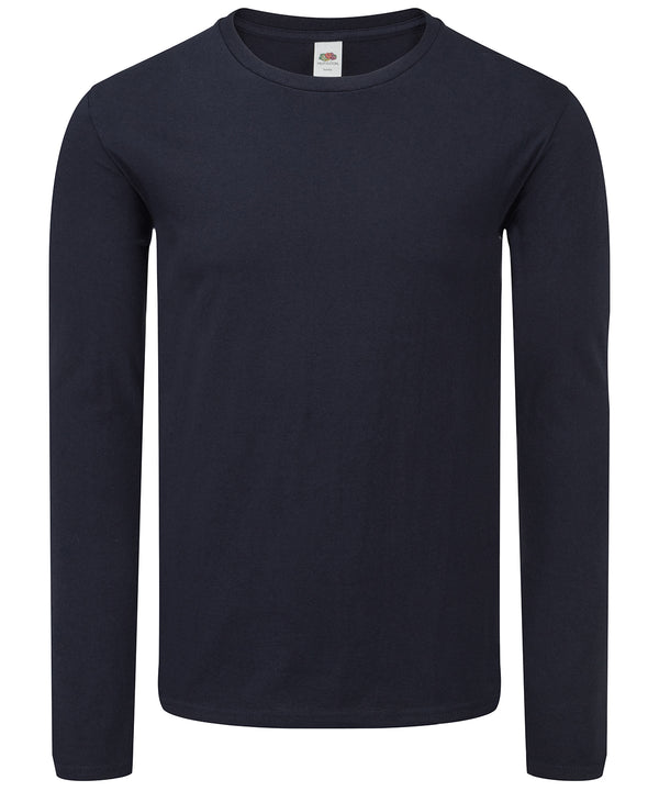 Fruit of the Loom Iconic 150 Classic Long Sleeve T - Deep Navy