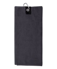 Towel City Microfibre Golf Towel - Steel Grey