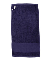 Towel City Printable Border Golf Towel - Navy