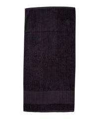 Towel City Printable Border Bath Towel - Black