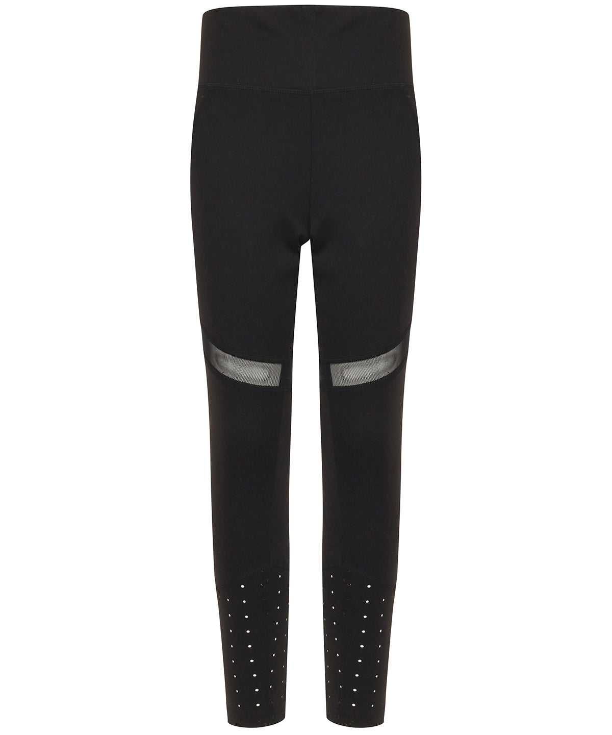 Tombo Kids Panelled Leggings - Black