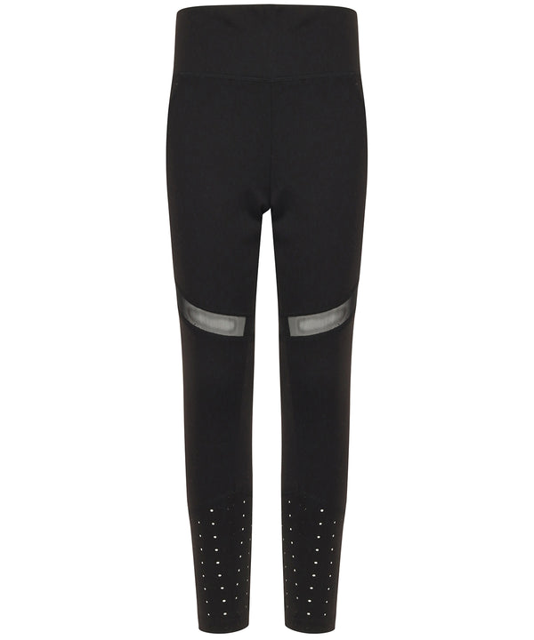 Tombo Kids Panelled Leggings - Black