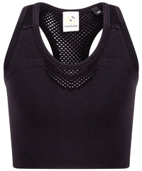 Tombo Kids Seamless Crop Top - Black