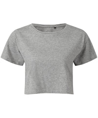 Women's TriDri® Crop Top - Heather Grey