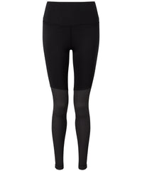 Women's TriDri® Yoga Leggings - Black/Charcoal