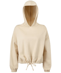 Women's TriDri® Cropped Oversize Hoodie - Nude