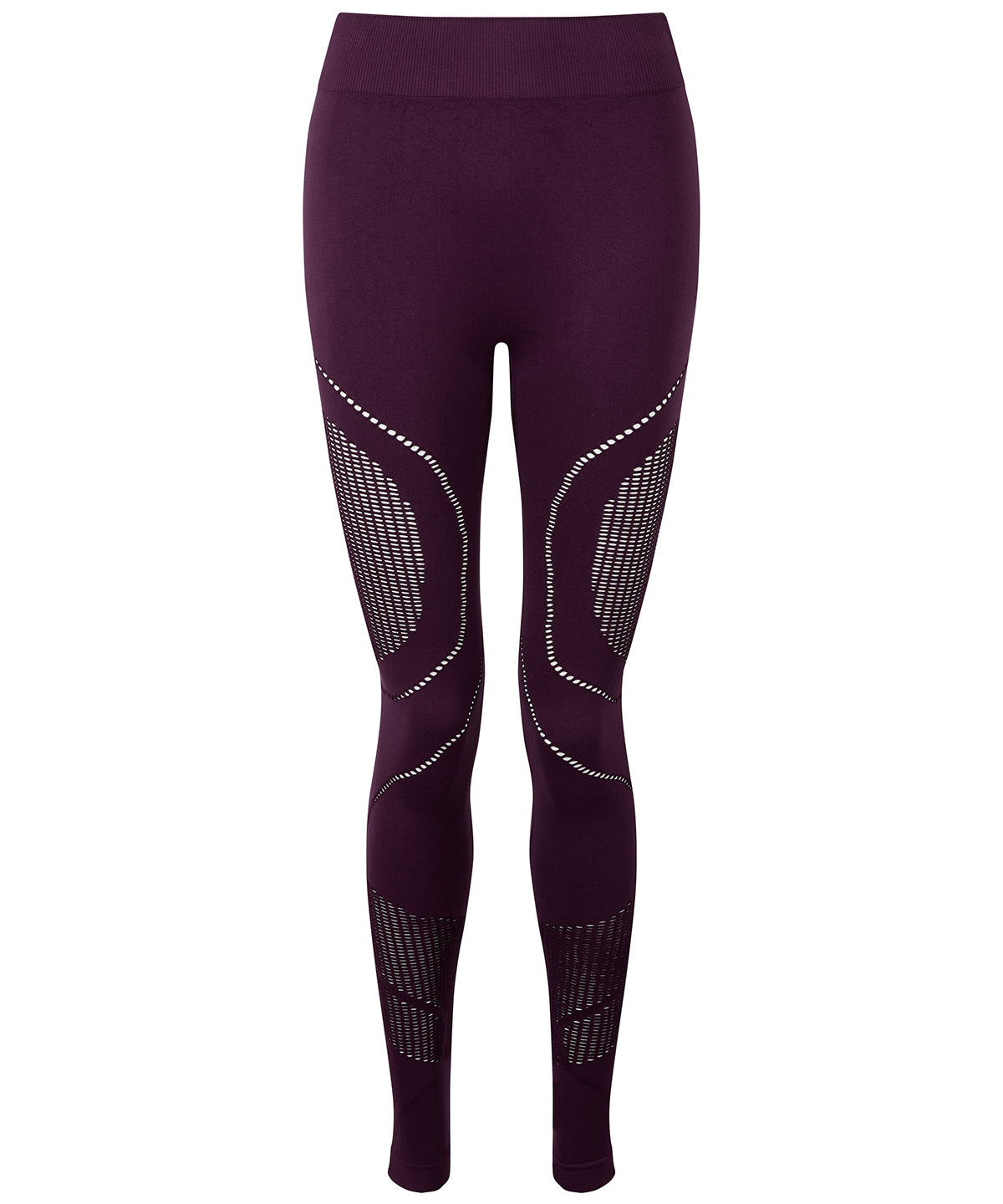Women's TriDri® Seamless '3D Fit' Multi-sport Reveal Leggings - Mulberry