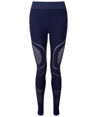 Women's TriDri® Seamless '3D Fit' Multi-sport Reveal Leggings - Navy