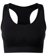 Tridri® Seamless 3D Fit" Multi-sport Sculpt Solid Colour Bra" - Black