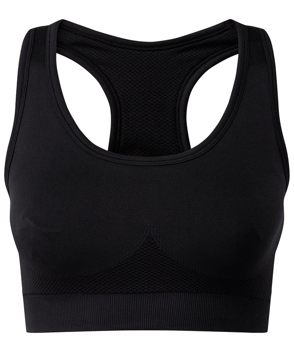 Tridri® Seamless 3D Fit" Multi-sport Sculpt Solid Colour Bra" - Black