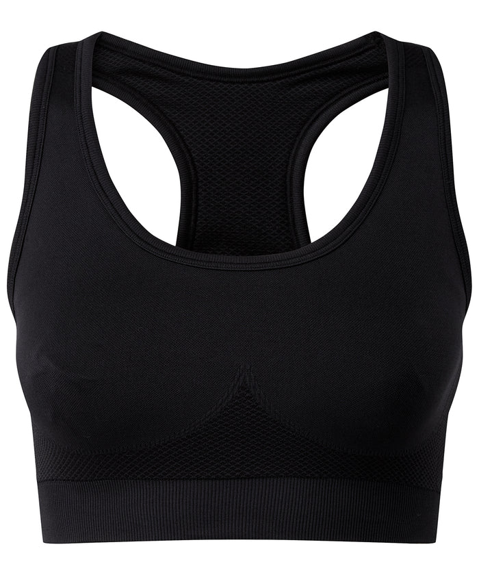 Tridri® Seamless 3D Fit" Multi-sport Sculpt Solid Colour Bra" - Black