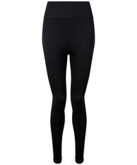 Women's TriDri® Seamless 3D Fit" Multi-sport Sculpt Solid Colour Leggings " - Black