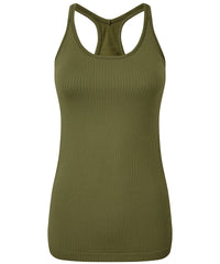 Women's TriDri® Seamless 3D Fit" Multi-sport Sculpt Vest with Secret Support" - Olive