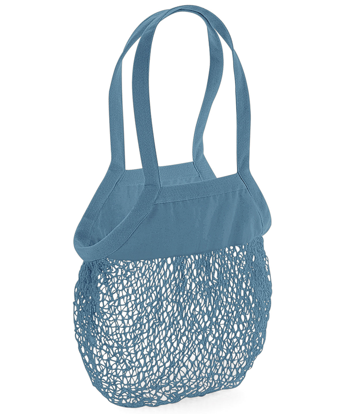 Westford Mill Organic Cotton Mesh Grocery Bag - Airforce Blue