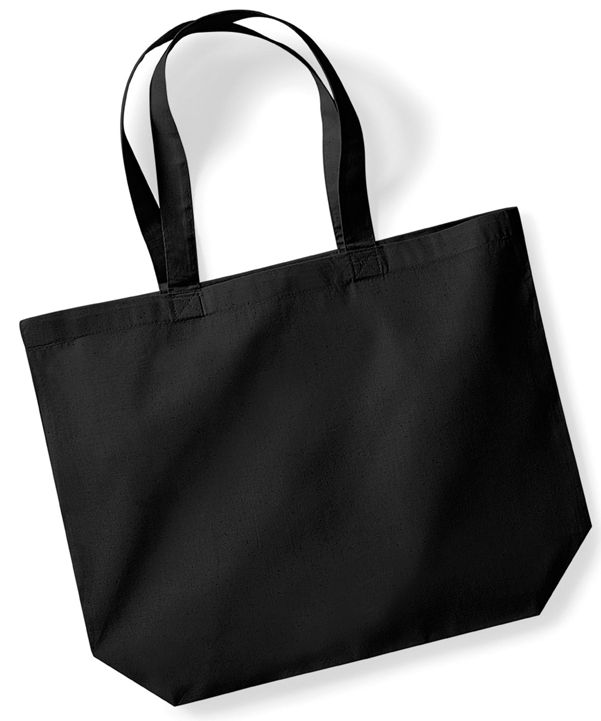 Westford Mill Organic Premium Cotton Maxi Tote - Black