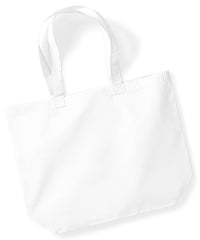 Westford Mill Organic Premium Cotton Maxi Tote - White