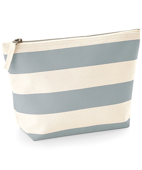 Westford Mill Nautical Accessory Bag - Natural/Grey
