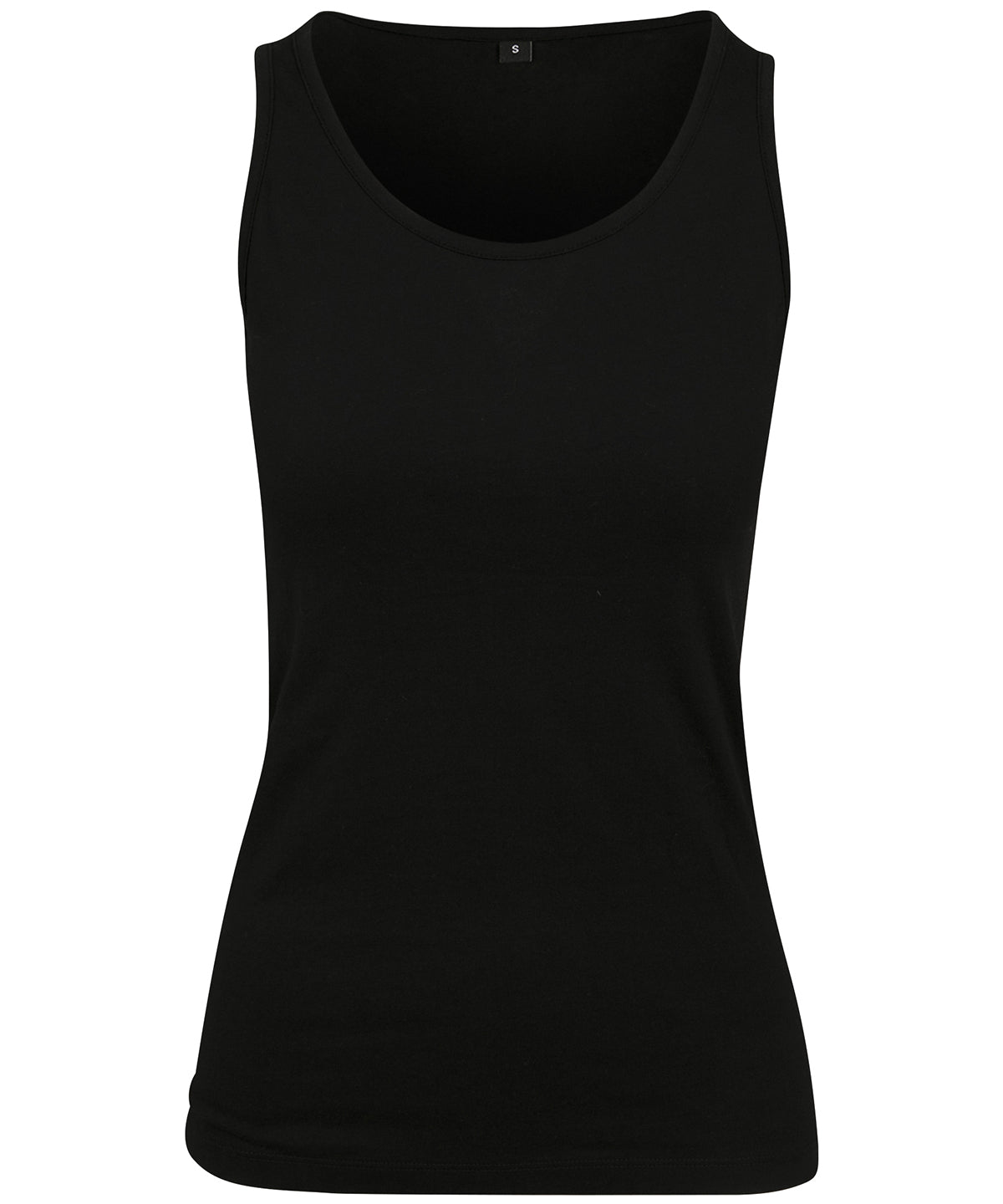 Build Your Brand Women's Merch Top - Black