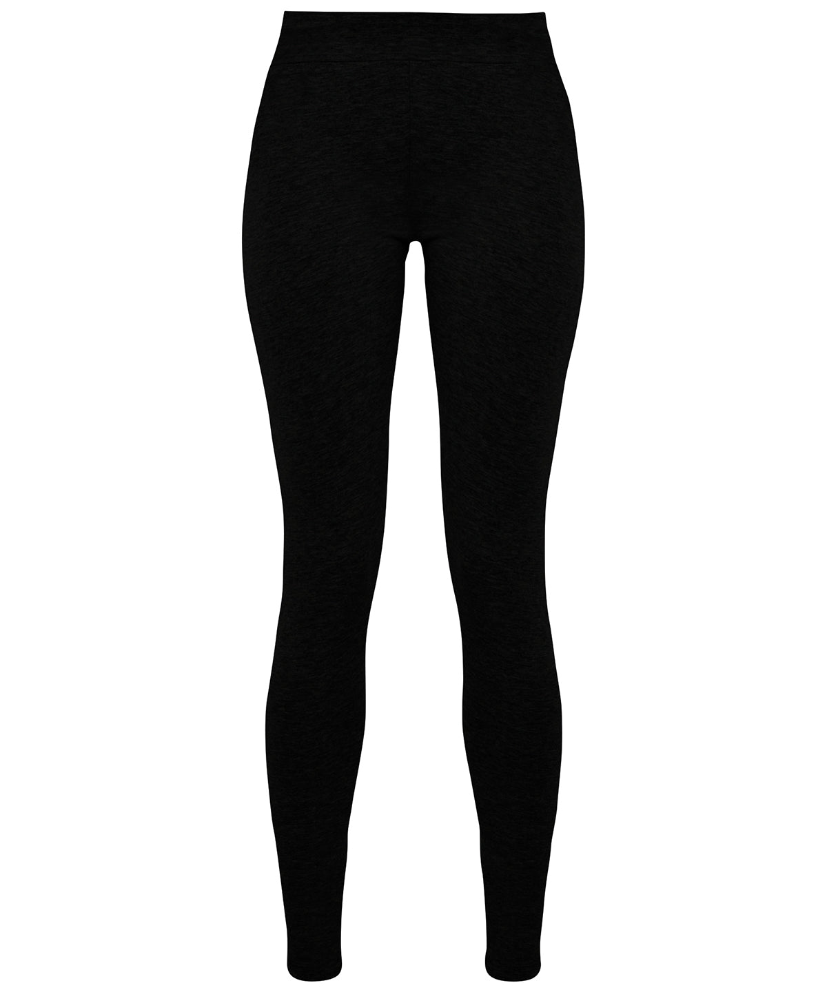 Build Your Brand Women's Stretch Jersey Leggings - Black