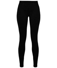 Build Your Brand Women's Stretch Jersey Leggings - Black