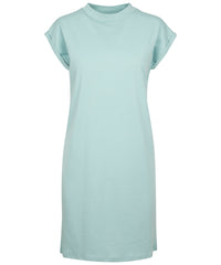Build Your Brand Women's Turtle Extended Shoulder Dress - Bluemint*