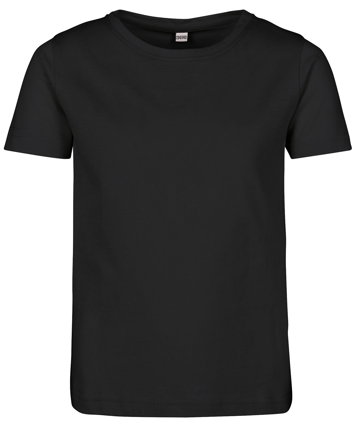Build Your Brand Girls Short Sleeve Tee - Black