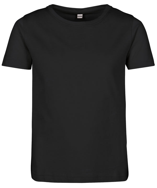 Build Your Brand Girls Short Sleeve Tee - Black