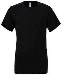 Bella Canvas Unisex Triblend Crew Neck T-shirt - Solid Black Triblend